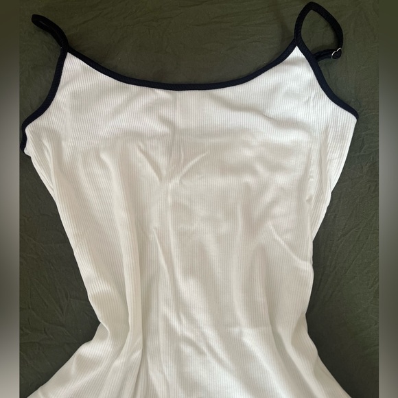 Bebe White Ribbed Dress - Picture 4 of 4